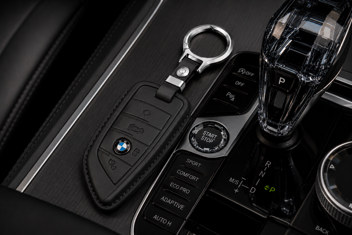 Husa din piele pentru cheie BMW - A
