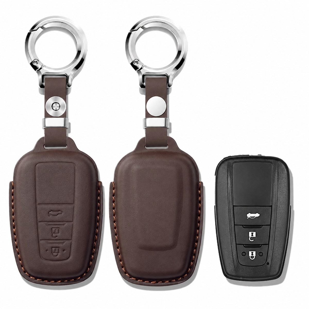 Husa din piele pentru cheie Toyota - D