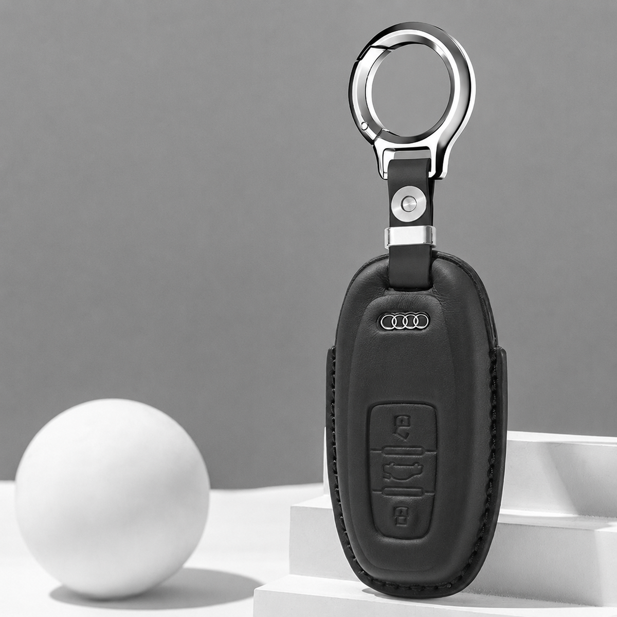 Husa din piele pentru cheie Audi - A