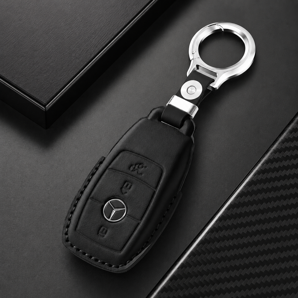 Husa din piele pentru cheie Mercedes-Benz - A