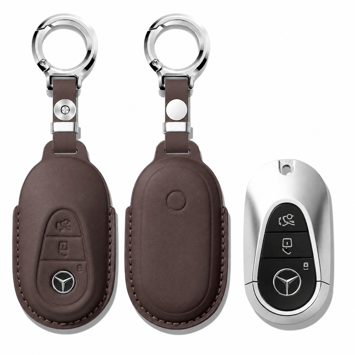 Husa din piele pentru cheie Mercedes-Benz - B