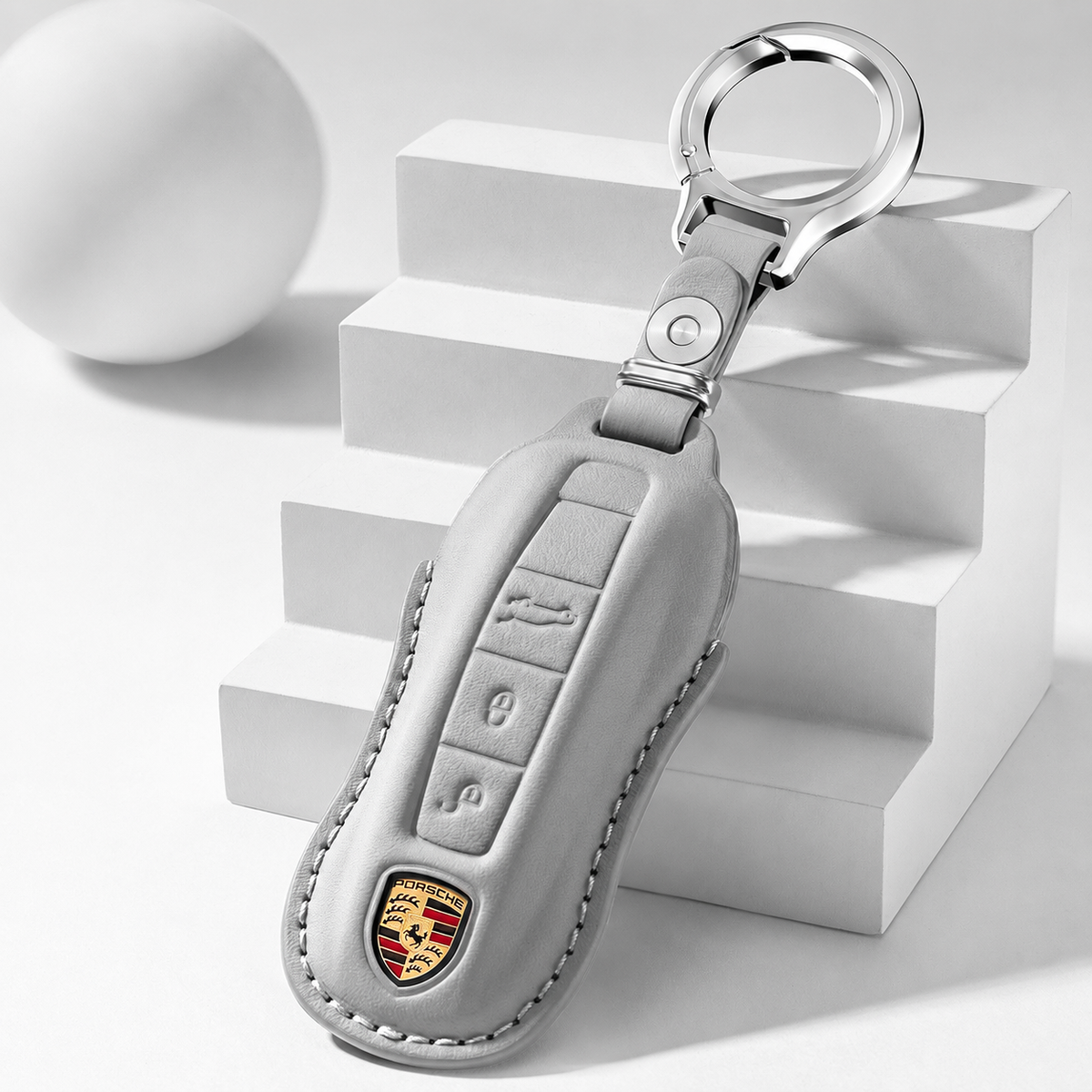 Husa din piele pentru cheie Porsche - A