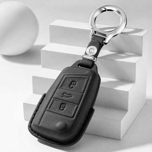 Husa din piele pentru cheie Volkswagen sau Skoda - B