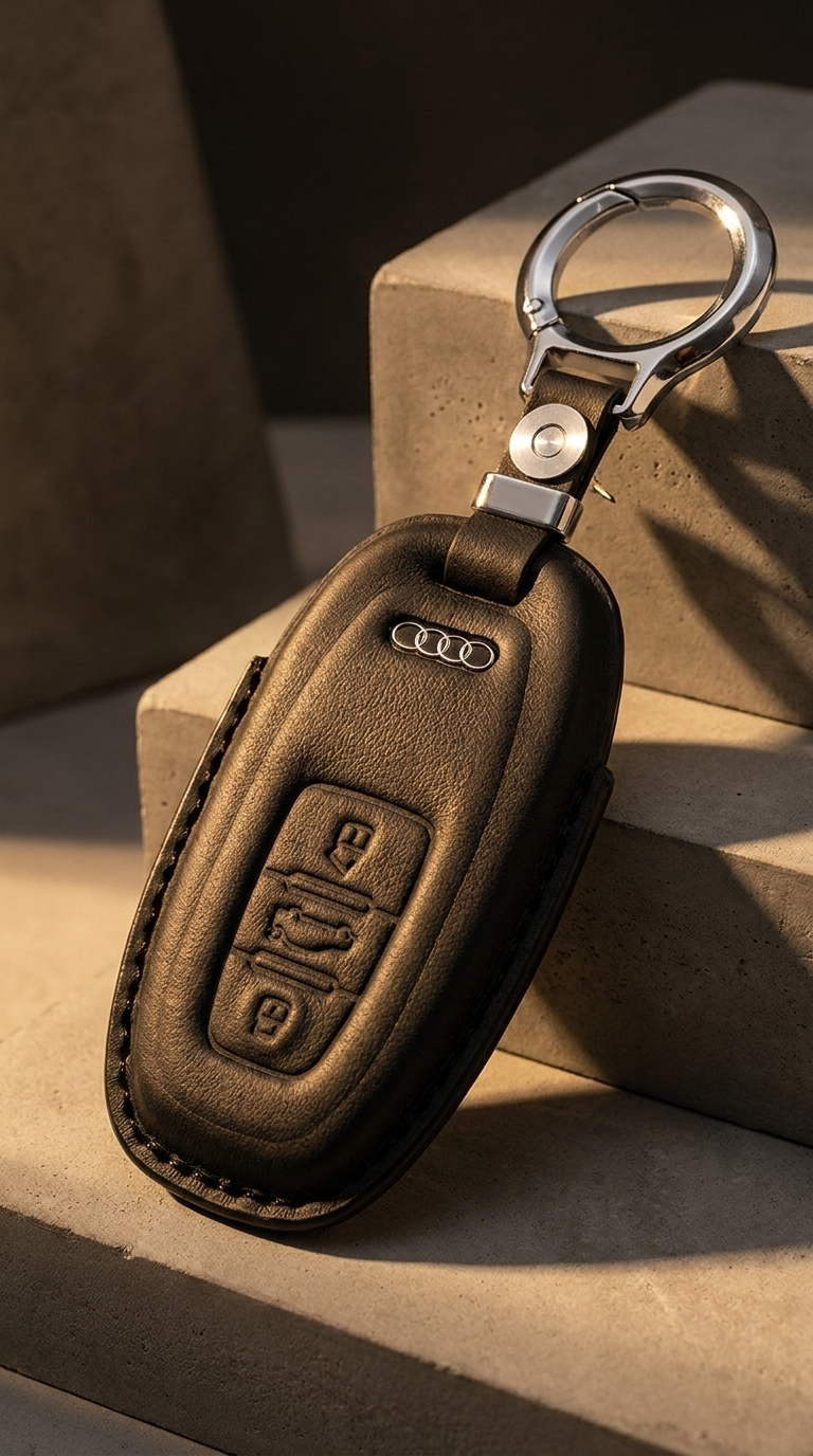 Husa din piele pentru cheie Audi - A