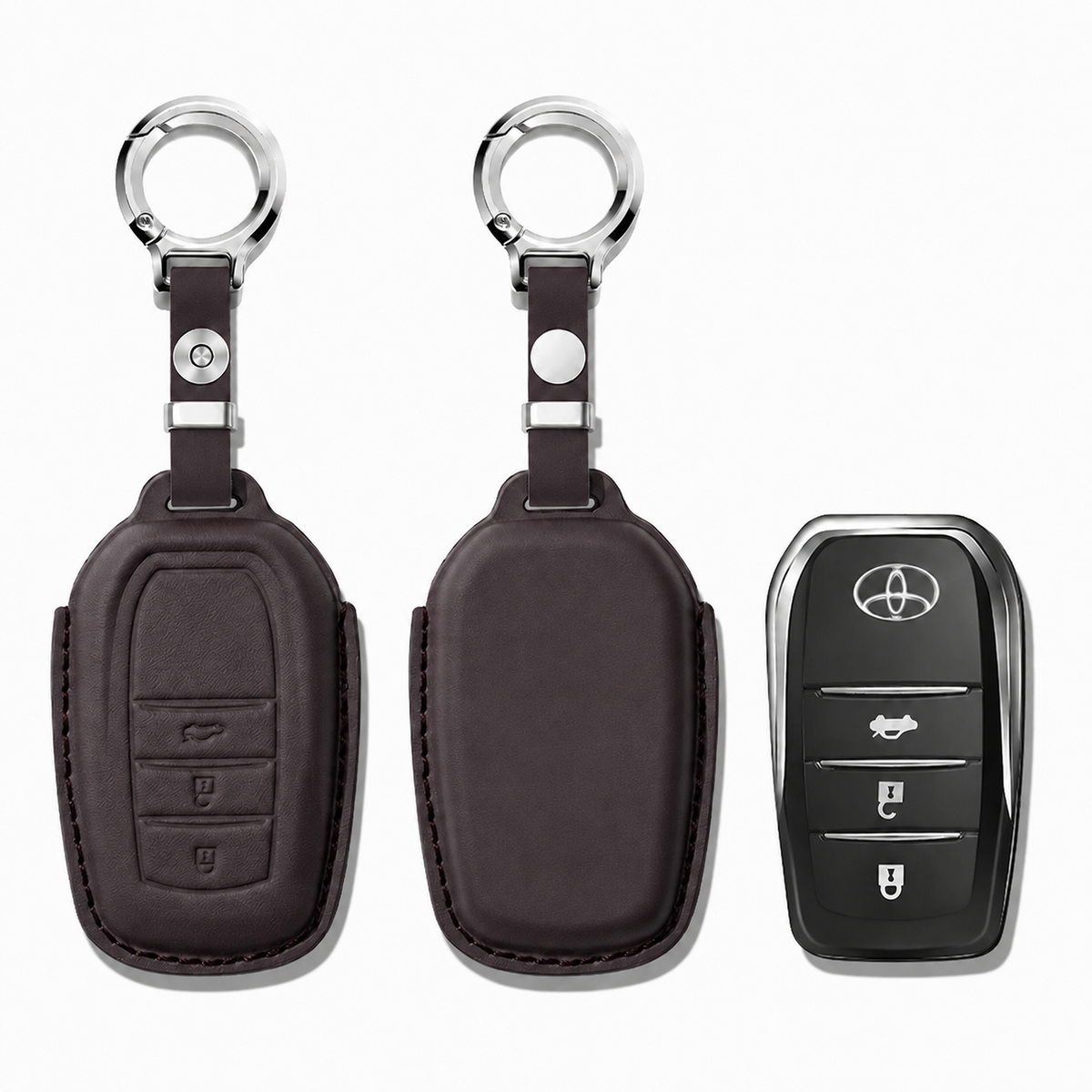 Husa din piele pentru cheie Toyota - B