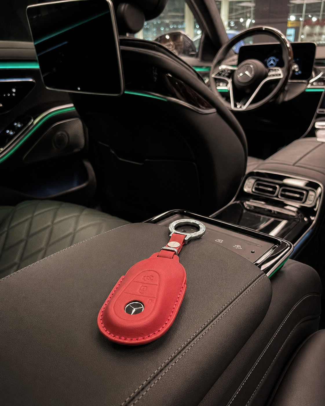 Husa din piele pentru cheie Mercedes-Benz - B
