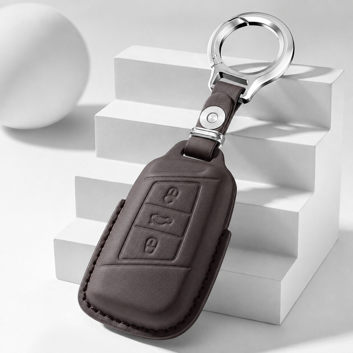 Husa din piele pentru cheie Volkswagen sau Skoda - C