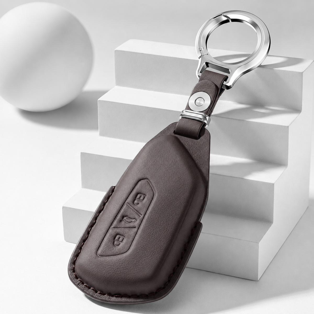 Husa din piele pentru cheie Volkswagen, Cupra sau Skoda - D