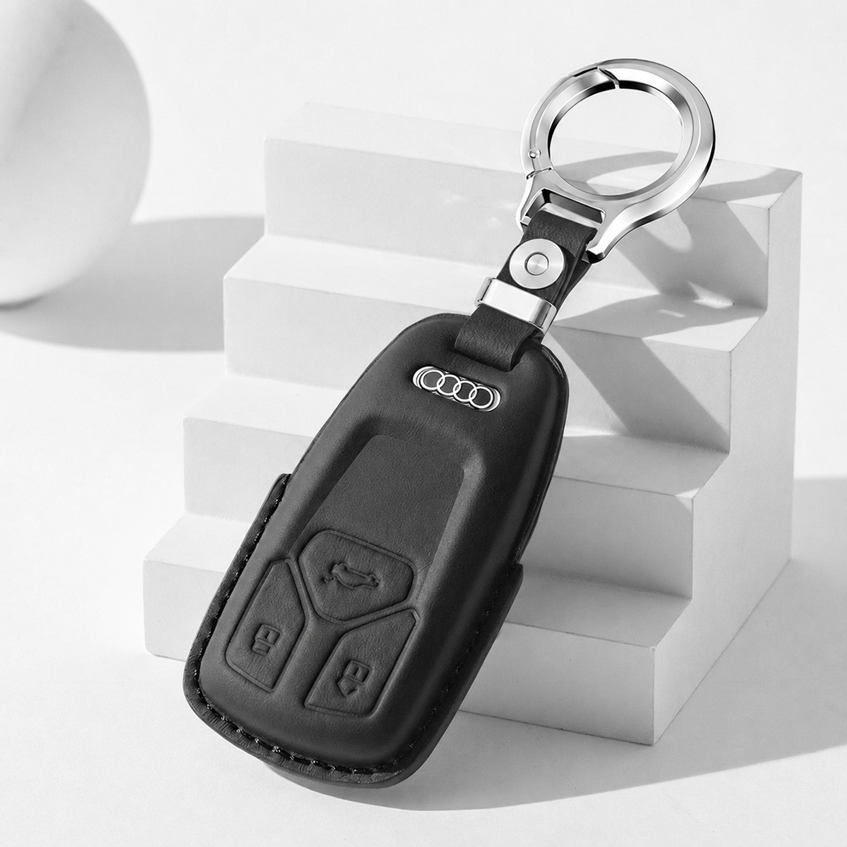 Husa din piele pentru cheie Audi - B