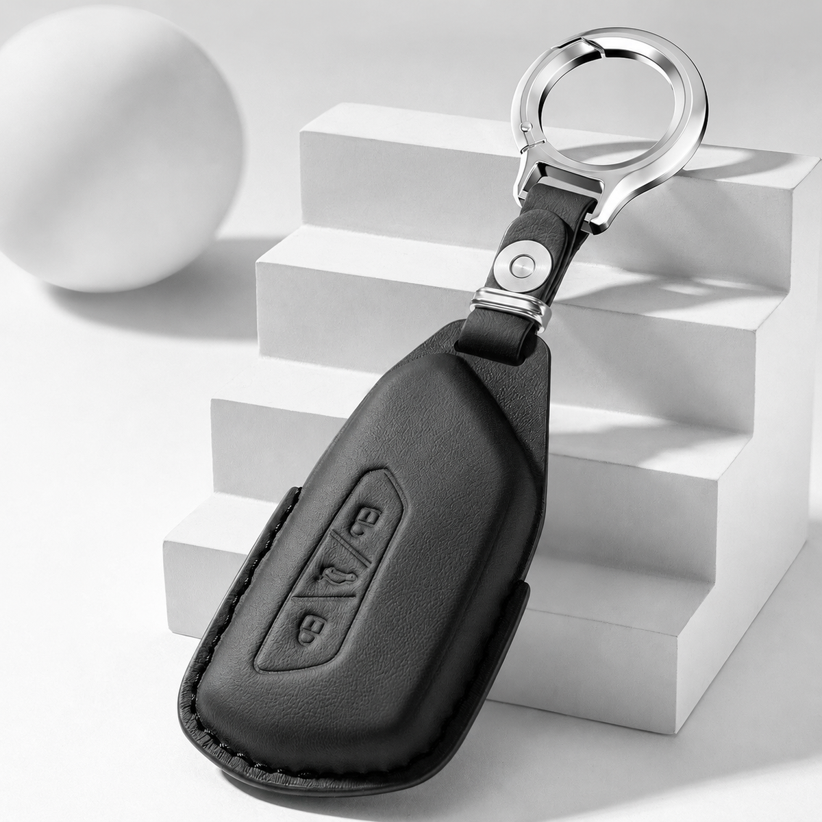 Husa din piele pentru cheie Volkswagen, Cupra sau Skoda - D