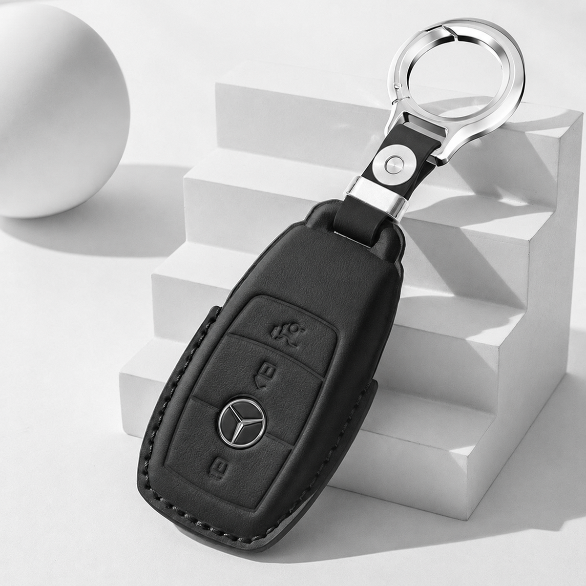 Husa din piele pentru cheie Mercedes-Benz - A