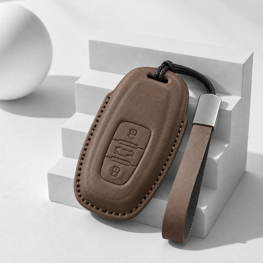 Husa din piele pentru cheie Audi - D