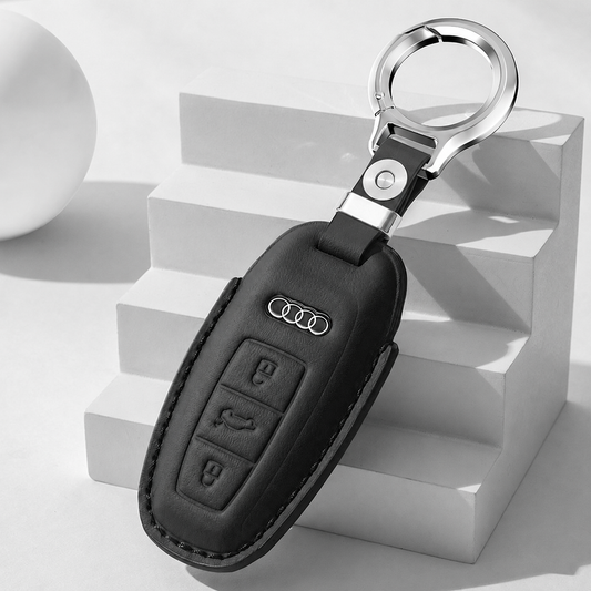 Husa din piele pentru cheie Audi - C